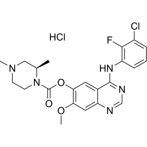 Zorifertinib hydrochloride (AZD3759 hydrochloride) 1626387-81-2